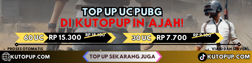 Rekomendasi Top Up UC PUBG Mobile di Kutopup